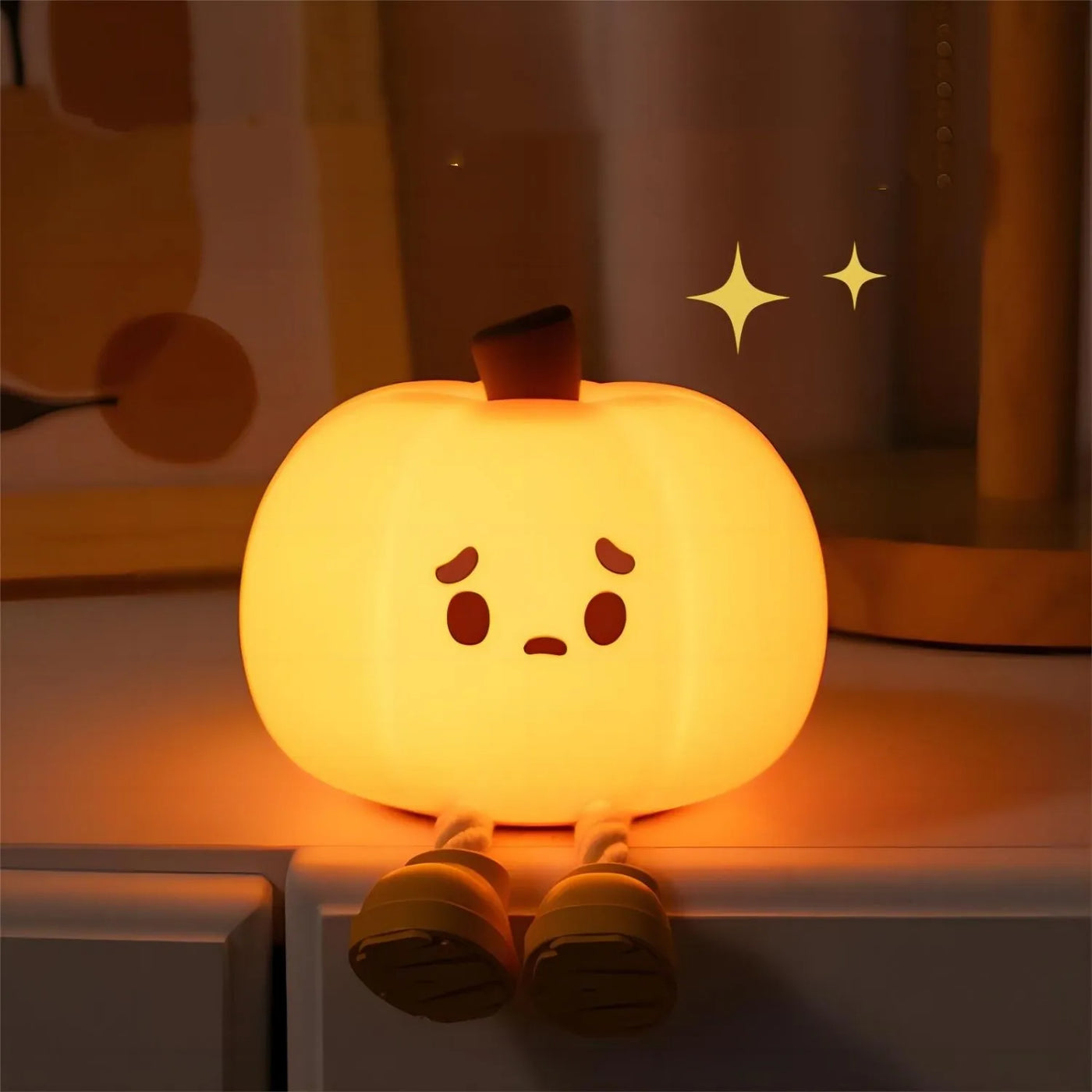 Grumpy Pumpkin" Cozy Mood Light