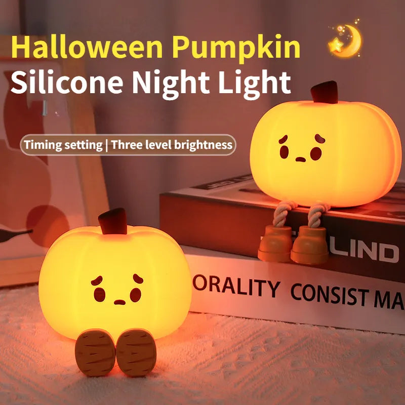 Grumpy Pumpkin" Cozy Mood Light