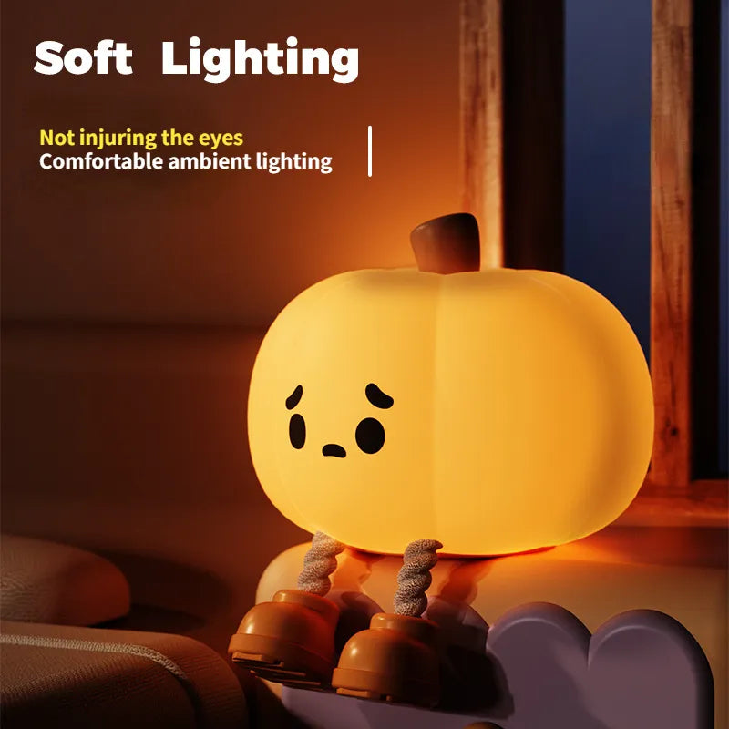 Grumpy Pumpkin" Cozy Mood Light
